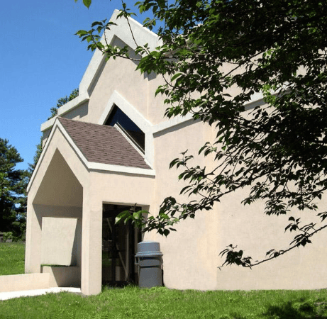 Outside of mausoleum Outside of mausoleum