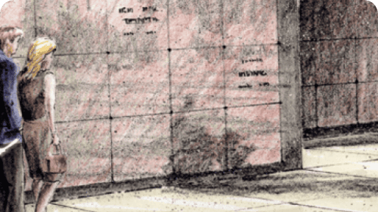 Outside of mausoleum Outside of mausoleum