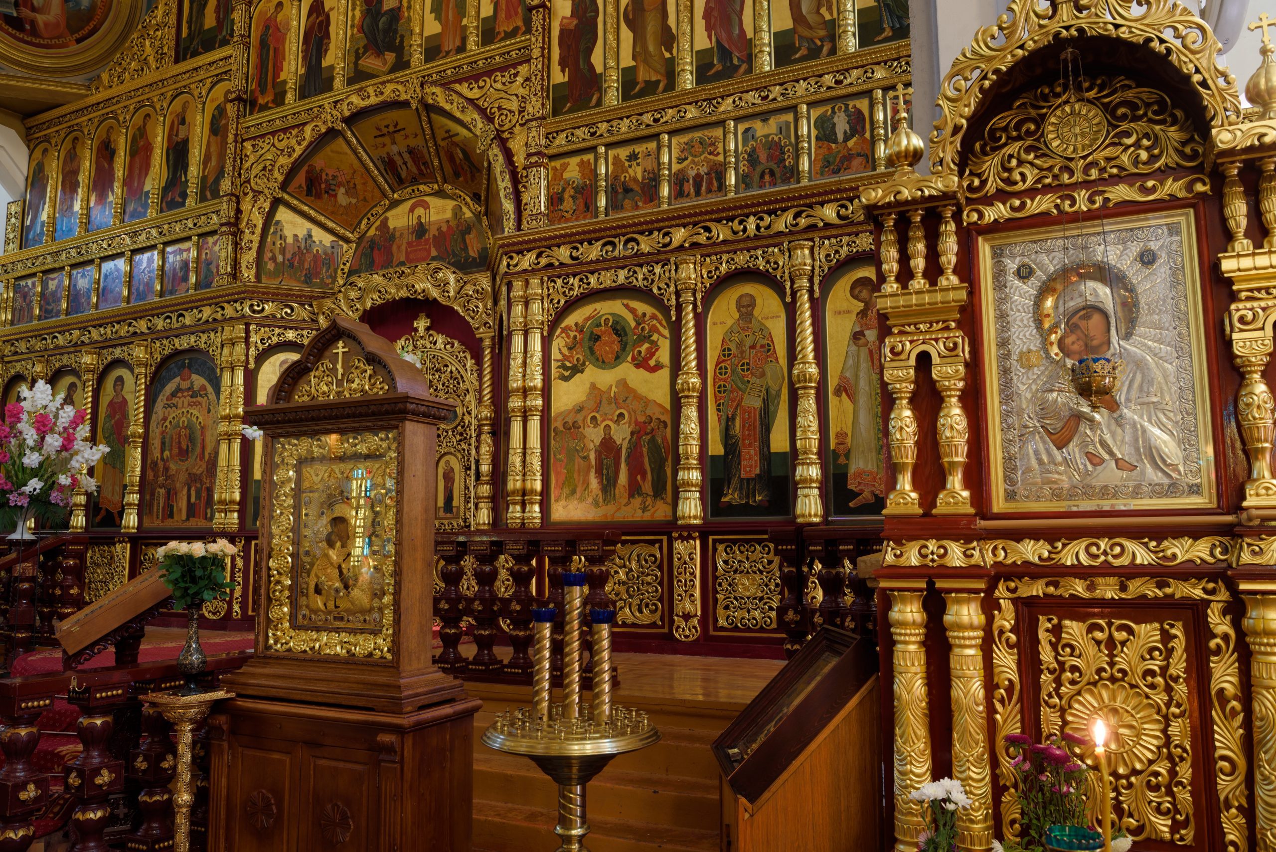 Russian Orthodox church interior